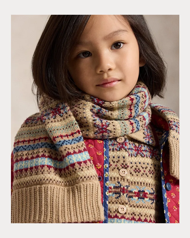 Ralph Lauren Schal mit Fair-Isle-Muster Multi