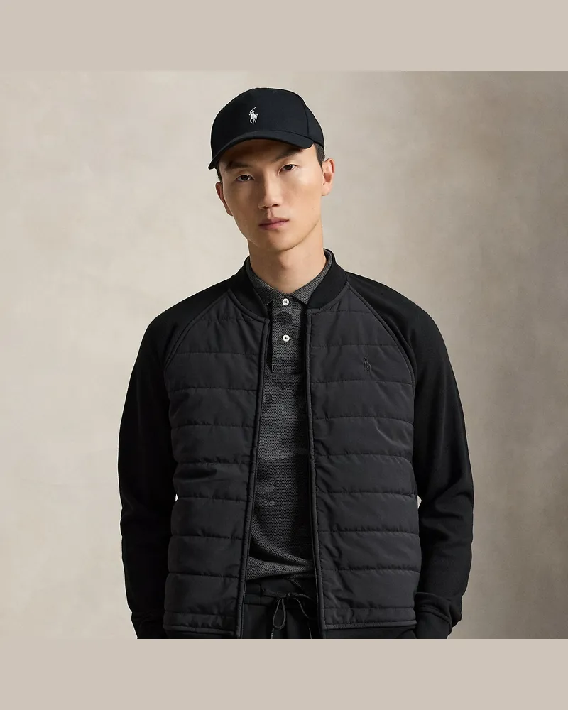 Ralph Lauren Hybrid-Baseballjacke Black