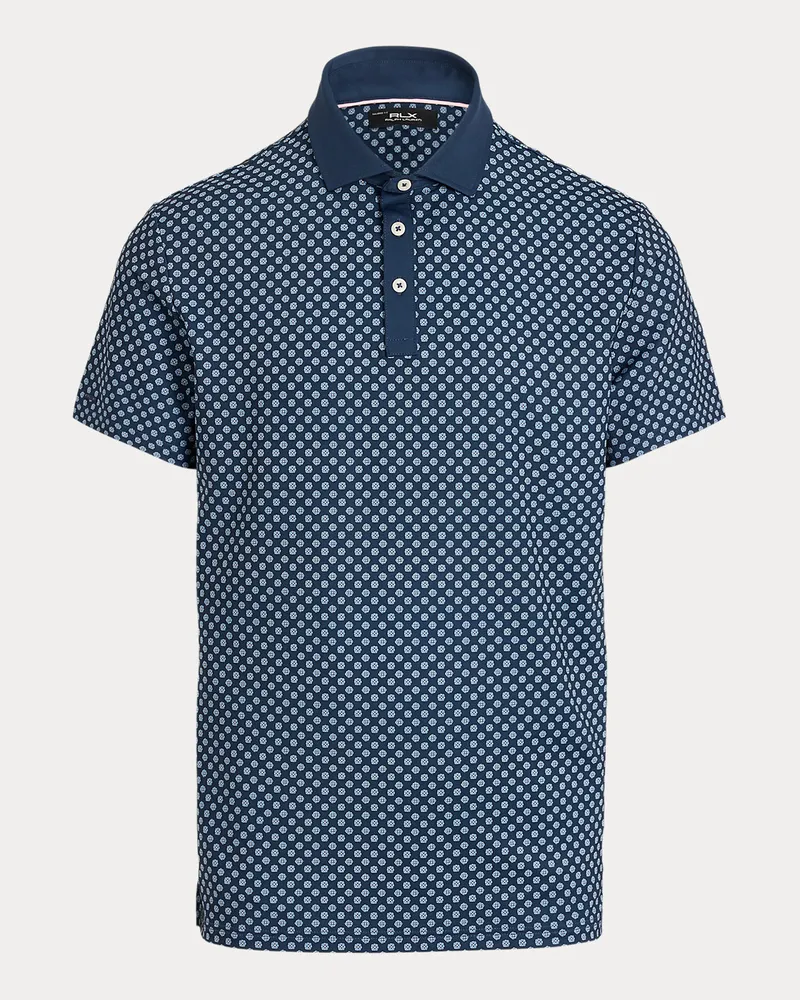 Ralph Lauren Tailored-Fit Performance-Poloshirt Blue