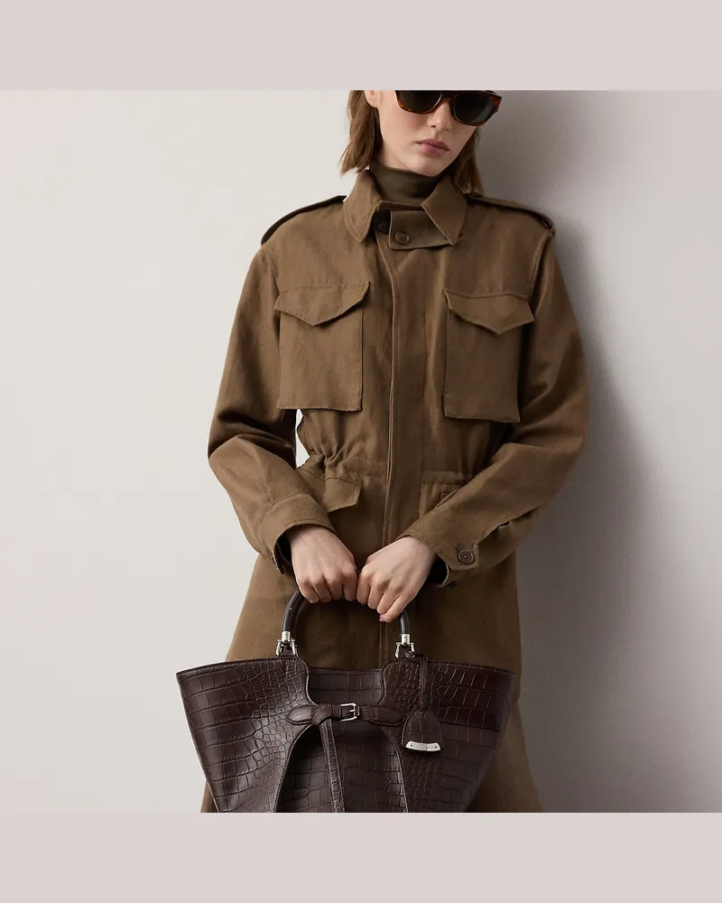 Ralph Lauren Die Tragetasche  Ralph Lauren aus Alligatorleder Brown