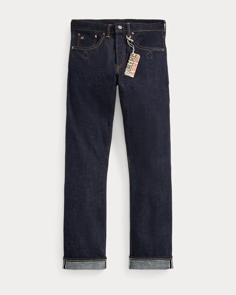 Ralph Lauren Slim-Fit Selvedge-Bootcut-Jeans Blue