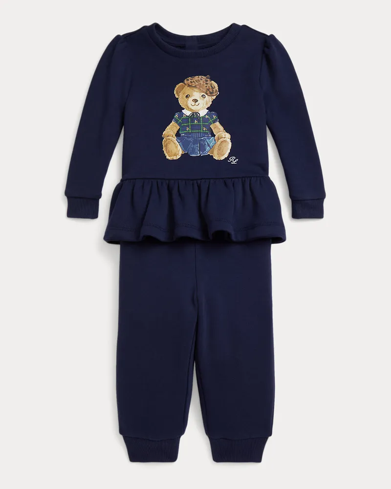 Ralph Lauren Sweatshirt und Hose mit Polo Bear Blue