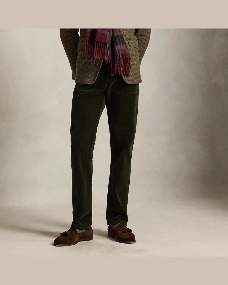 Ralph Lauren Straight-Fit Kordsamthose Hampton Green