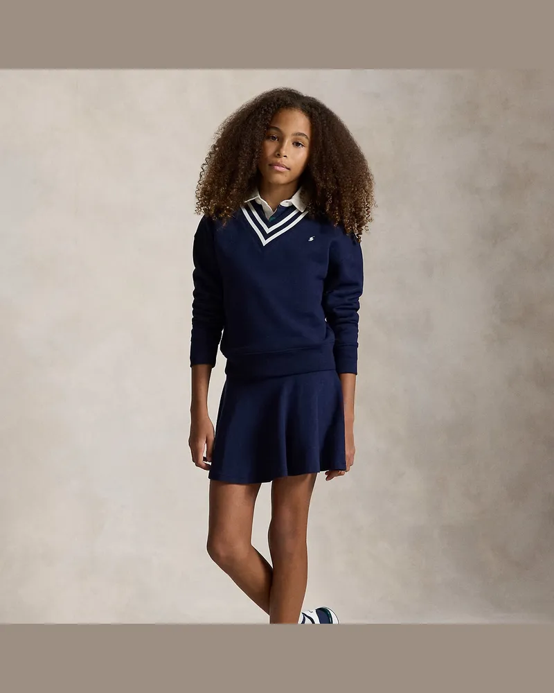 Ralph Lauren Skort aus Stretchpiqué Blue
