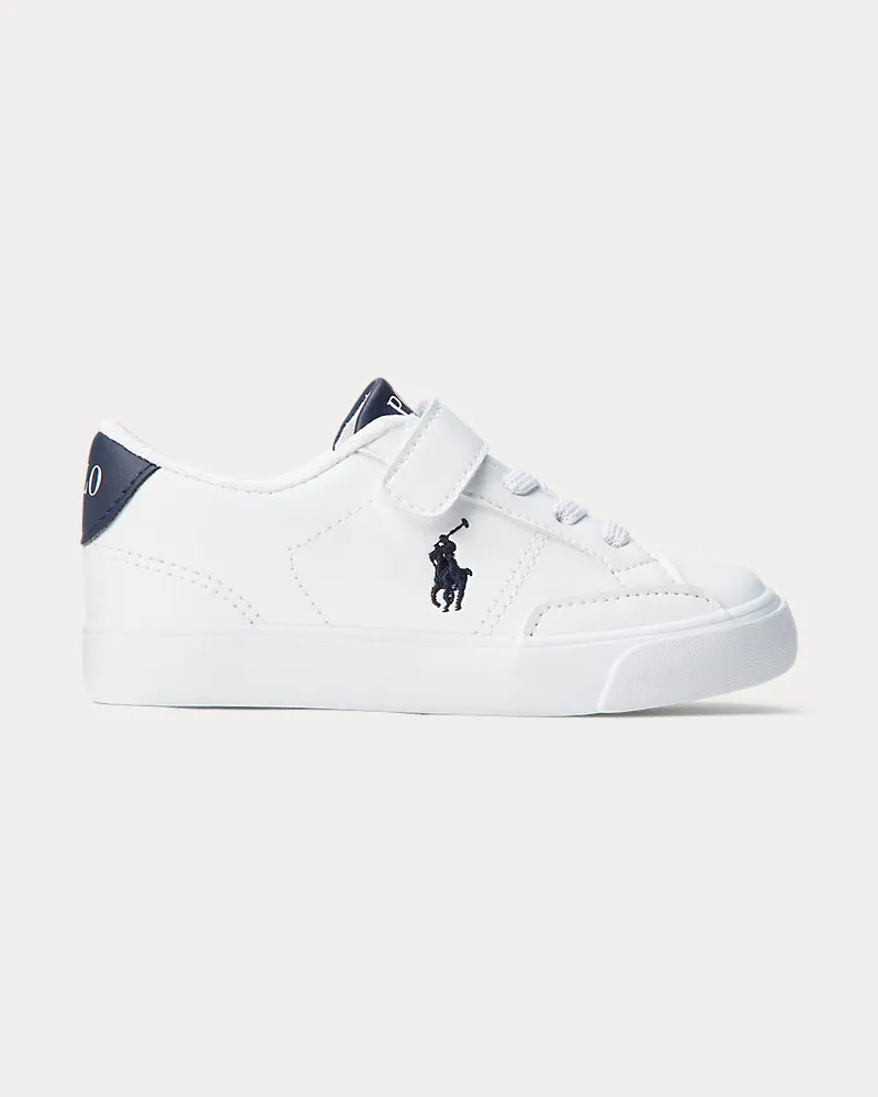 Ralph Lauren EZ Sneaker Theron IV aus Kunstleder White