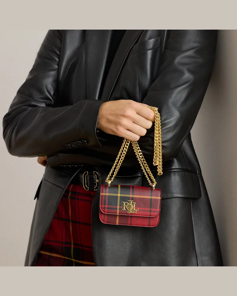 Ralph Lauren Mini-Pochette Sophee aus Nappaleder Black
