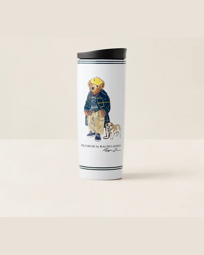 Ralph Lauren Home Becher mit Toggle Coat Polo Bear White