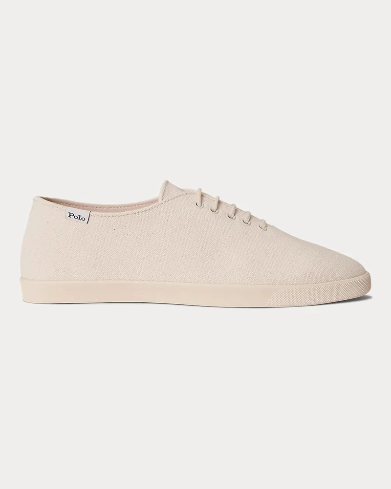 Ralph Lauren Sneaker aus Baumwollsegeltuch Cream