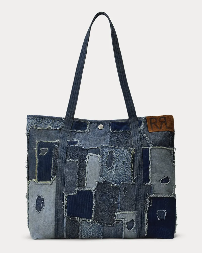 Ralph Lauren Patchwork-Tasche in limitierter Auflage Blue