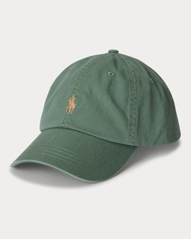 Ralph Lauren Klassische Baumwollchino-Baseballkappe Cream
