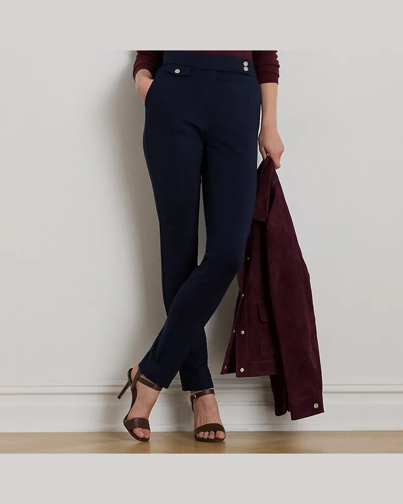 Ralph Lauren Knöchellange Hose aus Ponté Blue