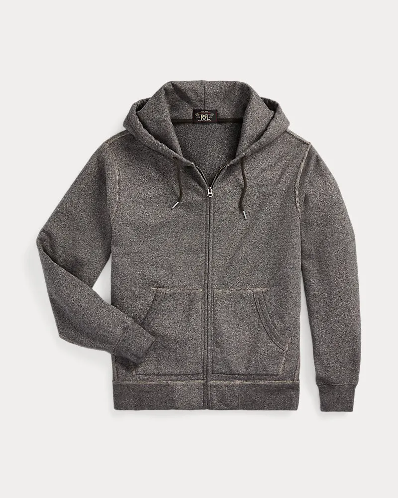 Ralph Lauren Kapuzenjacke aus French-Terry Grey