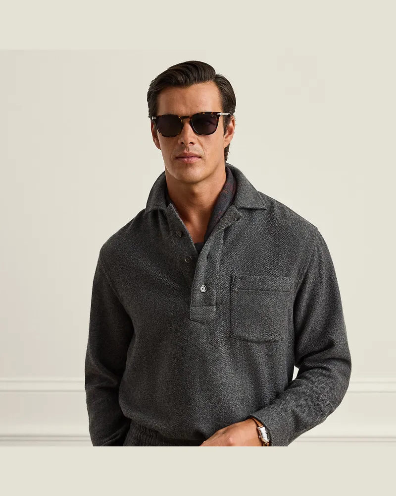 Ralph Lauren Relaxed-Fit Hemd zum Überziehen Grey