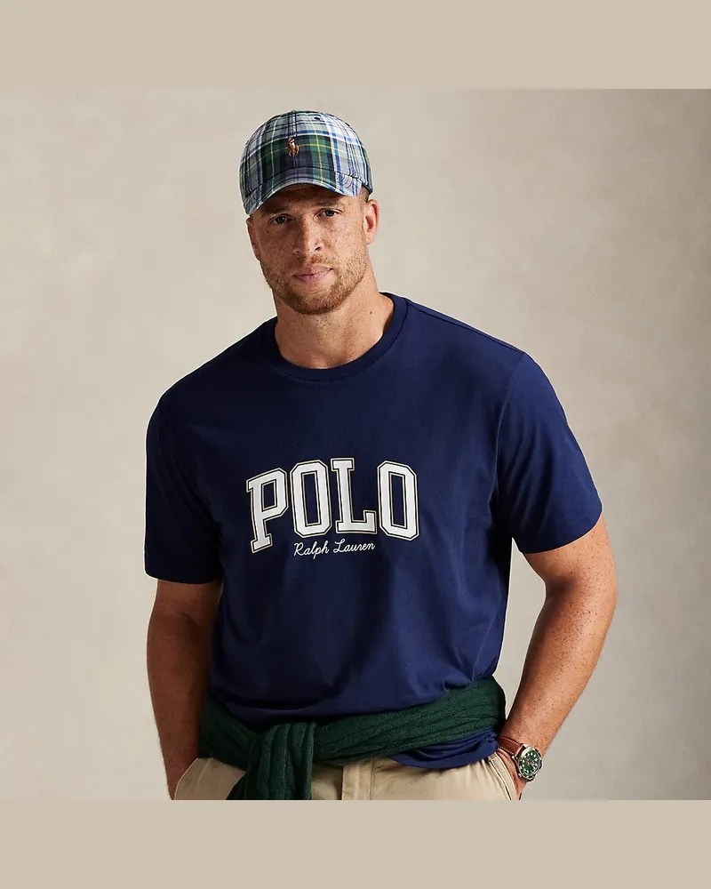 Ralph Lauren Große Größen - Jersey-T-Shirt mit Logo Blue