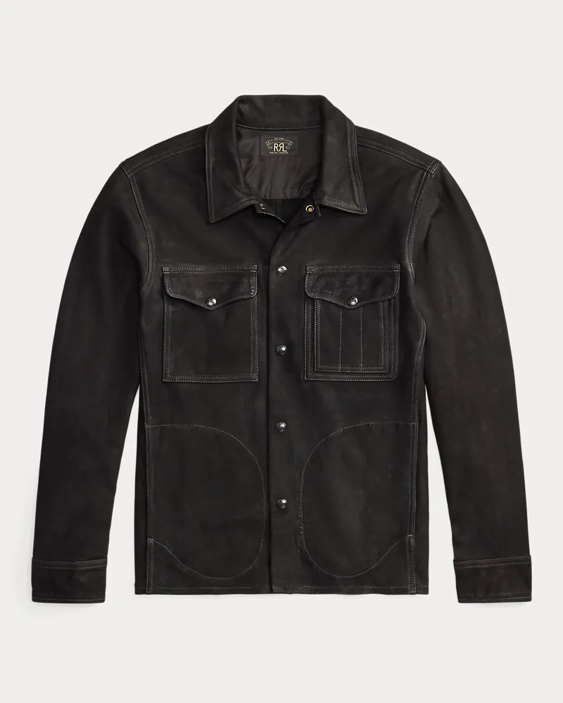Ralph Lauren Arbeitshemd aus Wildleder Black