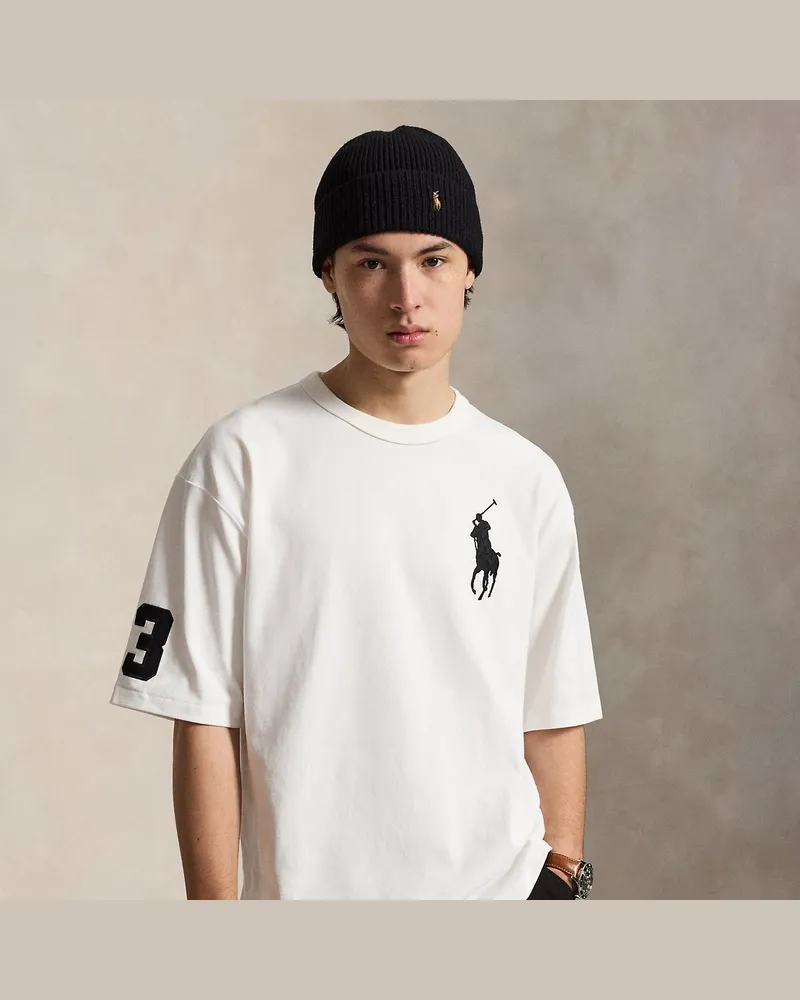 Ralph Lauren Relaxed-Fit Jersey-T-Shirt mit Big Pony White