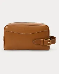 Ralph Lauren Reiseetui Bedford aus Kalbsleder Brown