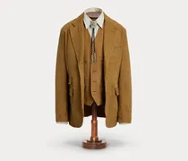 Unstrukturiertes Wildleder-Western-Sakko