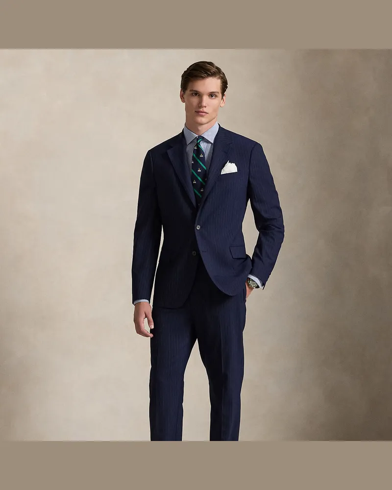 Ralph Lauren Anzughose aus Wollmischung Blue