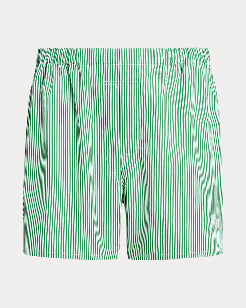 Ralph Lauren Gestreifte Boxershorts mit Monogramm Green