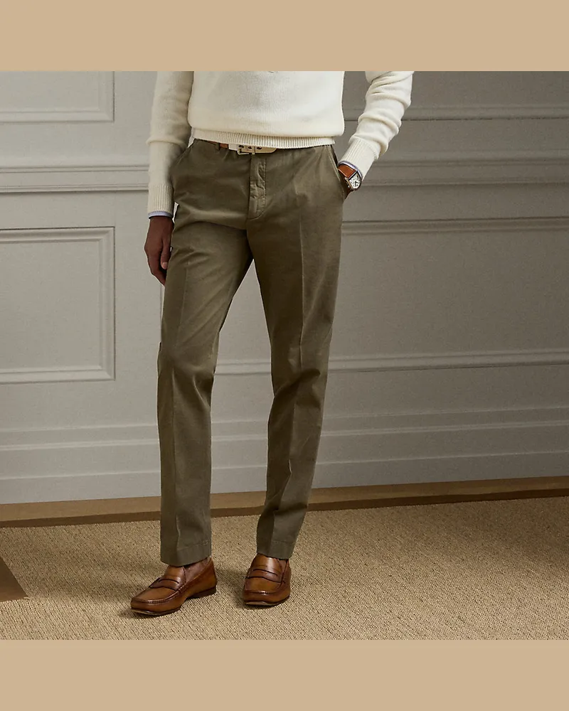 Ralph Lauren Slim-Fit Hose aus Stretch-Chino Green