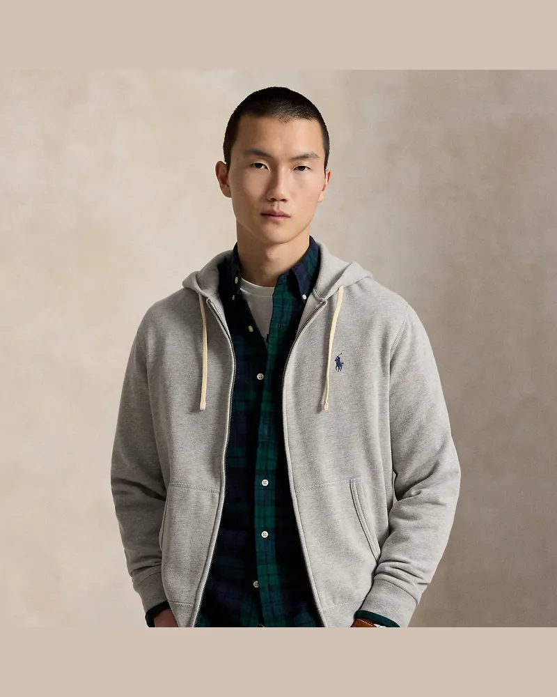 Ralph Lauren Das RL-Kapuzenshirt aus Fleece Grey