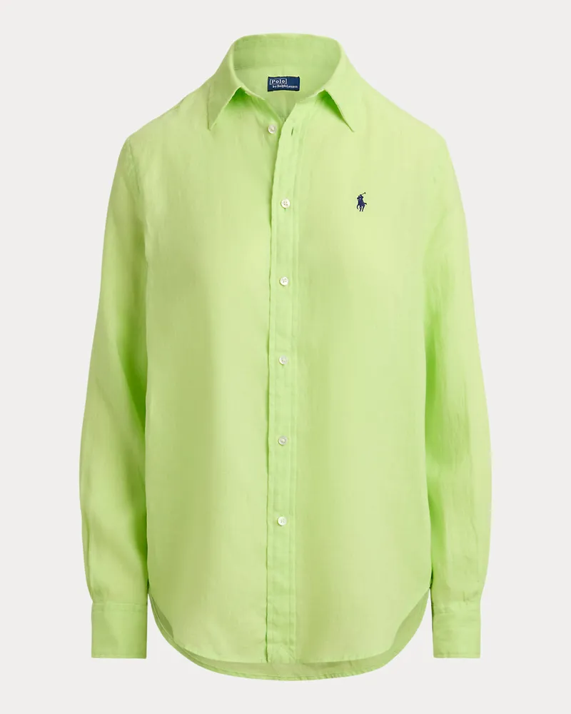 Ralph Lauren Classic-Fit Leinenhemd Yellow