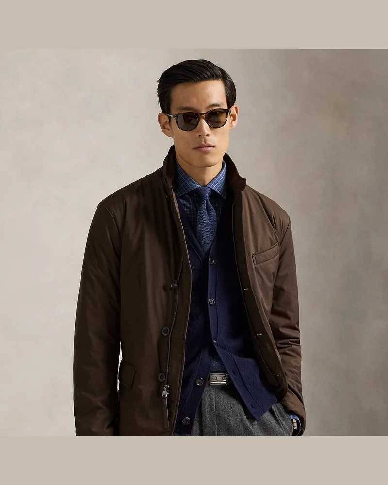 Ralph Lauren Jacke Abottson aus Gabardine Brown