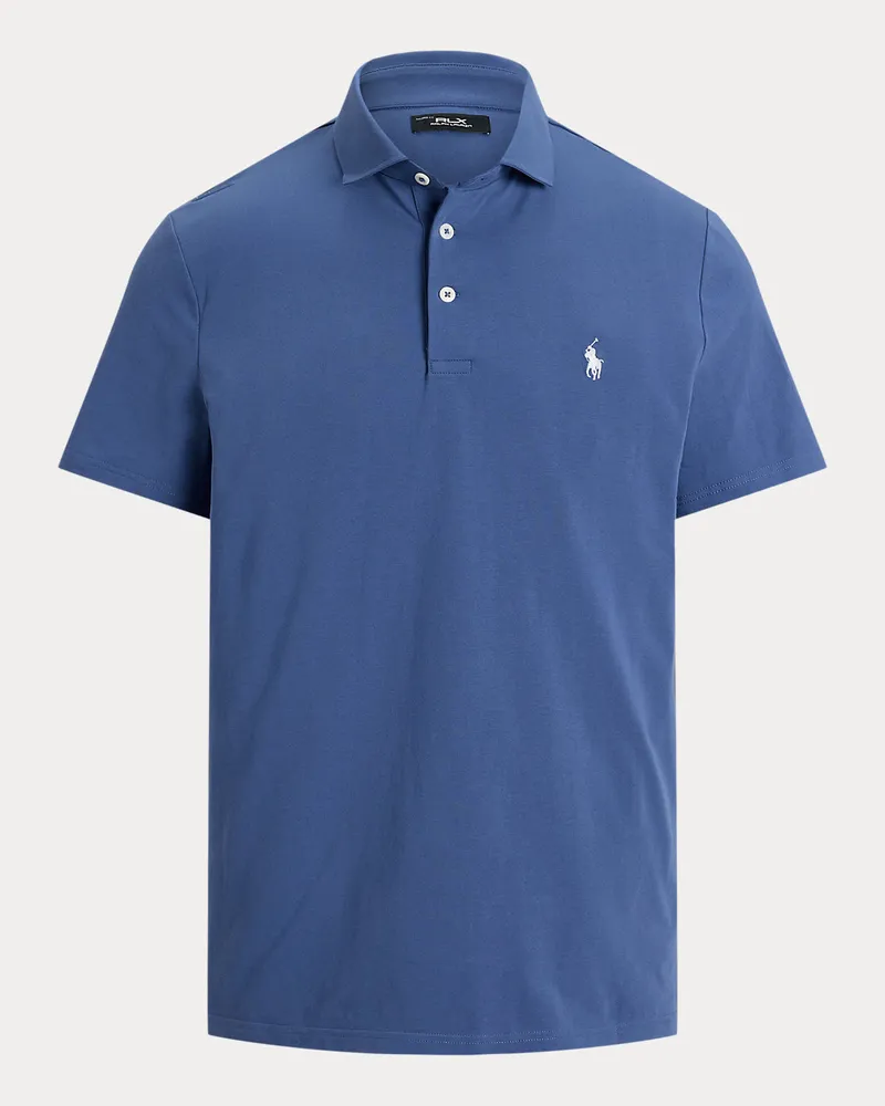 Ralph Lauren Tailored-Fit Performance-Poloshirt Blue