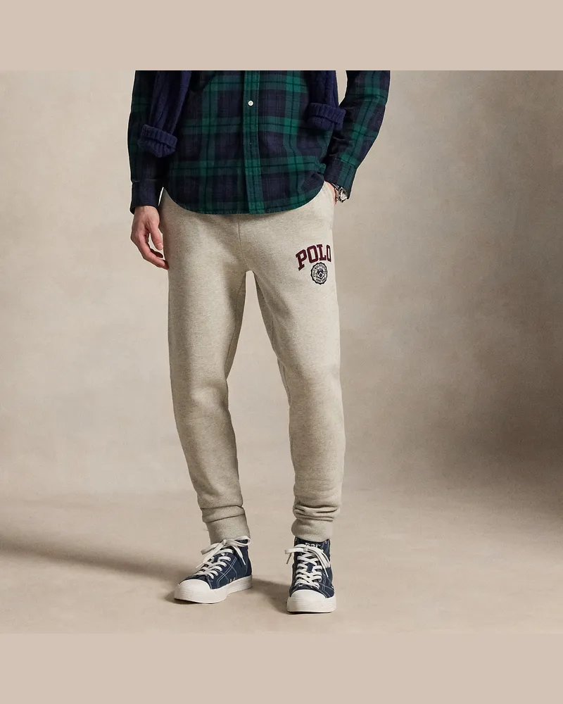 Ralph Lauren Jogginghose aus Fleece mit Logo Grey