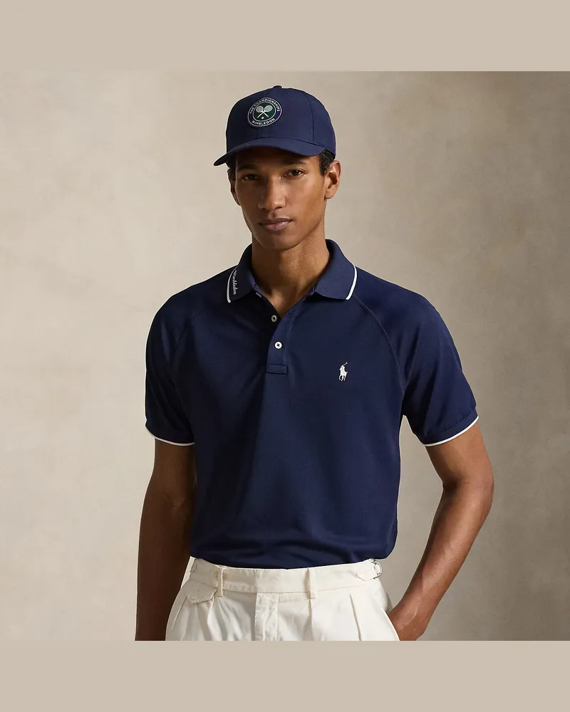 Ralph Lauren Custom-Slim-Fit Poloshirt Wimbledon Blue