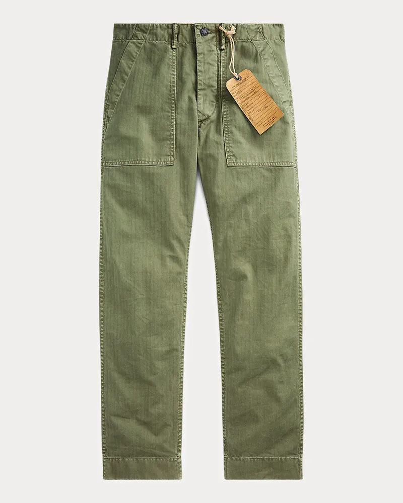 Ralph Lauren Utility-Hose aus Baumwollmischung Green