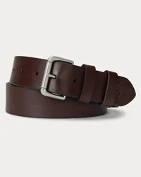 Ralph Lauren Ledergürtel mit Rollschnalle Brown