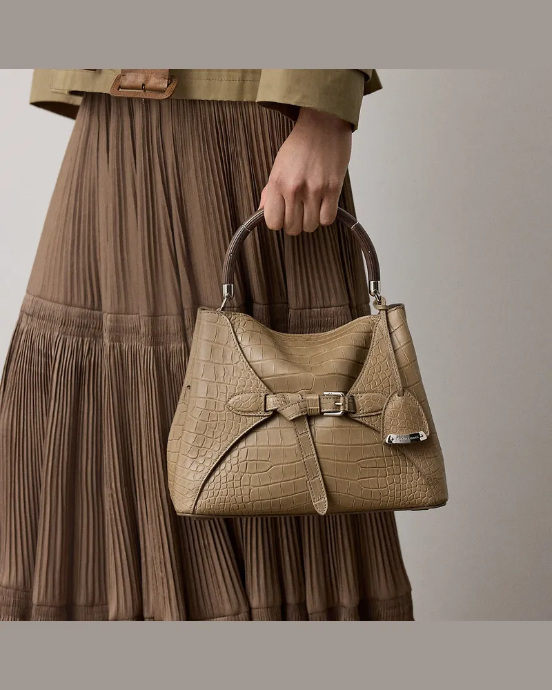 Ralph Lauren Die Tasche  Ralph Lauren aus Alligatorleder Brown