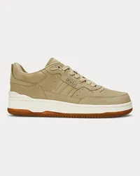 Ralph Lauren Wildleder-Nubuk-Sneaker Masters Sport Brown