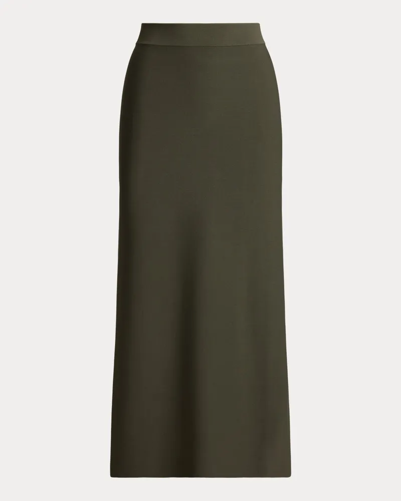 Ralph Lauren Midirock in Rippenstrick Green