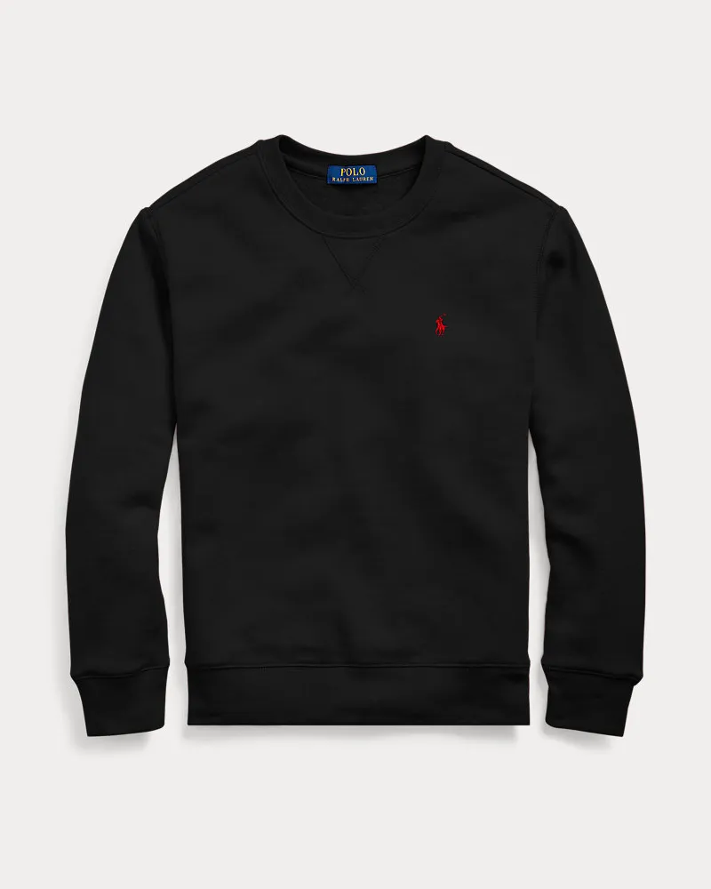 Ralph Lauren Fleece-Sweatshirt Black