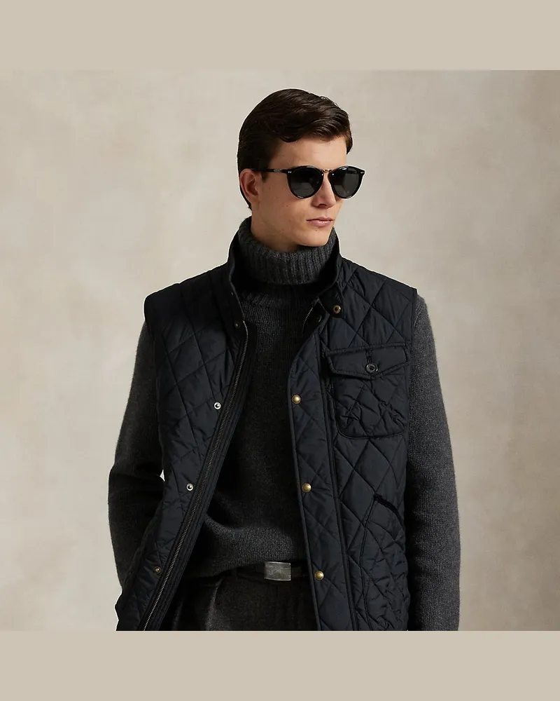 Ralph Lauren Die Utility-Steppweste Beaton Black