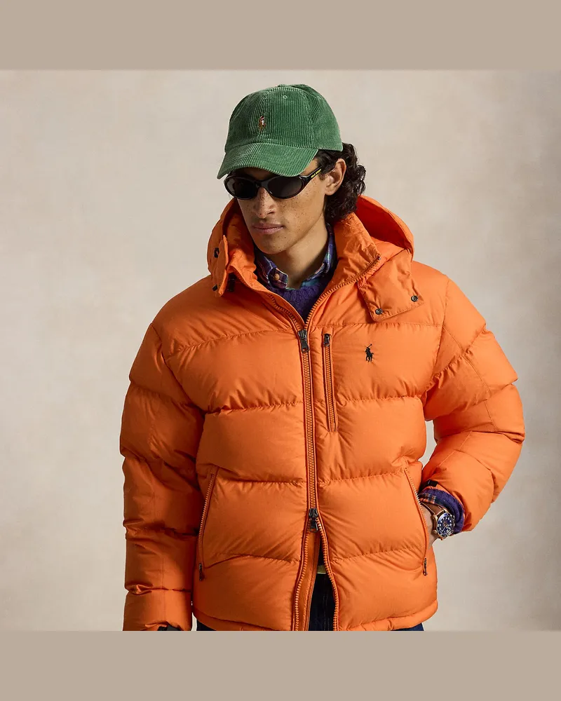 Ralph Lauren Relaxed-Fit Daunenjacke Gorham Orange
