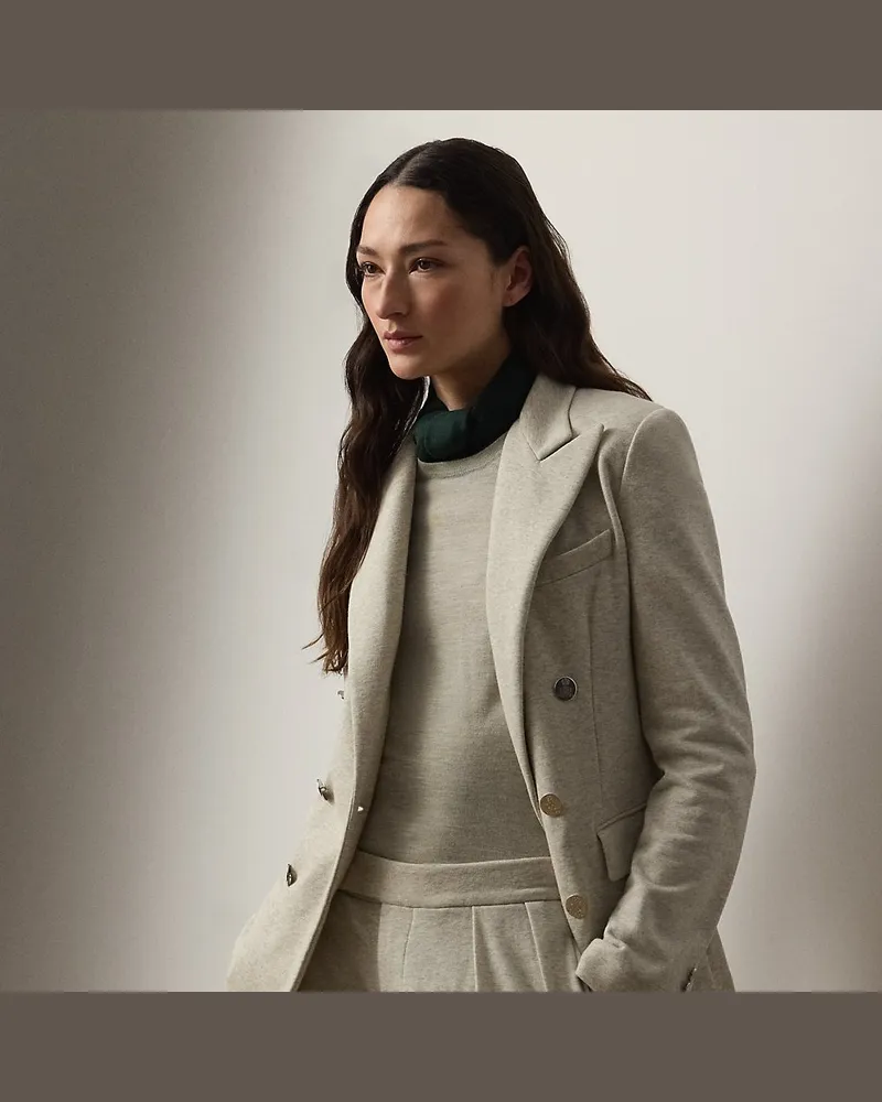 Ralph Lauren Baumwoll-Kaschmir-Fleecejacke Camden Grey
