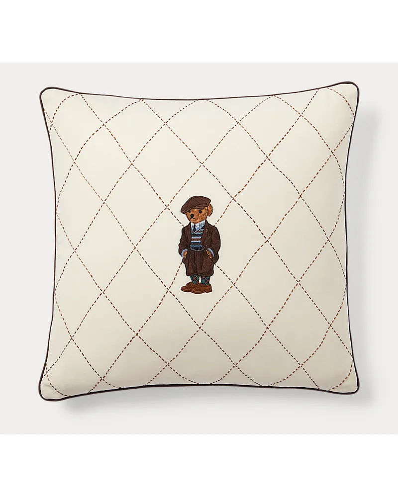 Ralph Lauren Home Wurfkissen Greville mit Polo Bear Cream