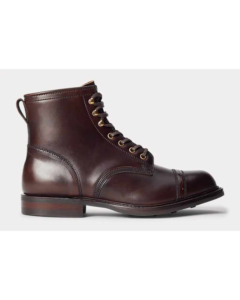 Ralph Lauren Lederstiefel Brown