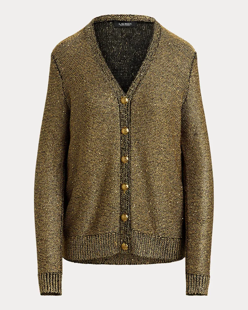 Ralph Lauren Paillettenbesetzte Strickjacke Black