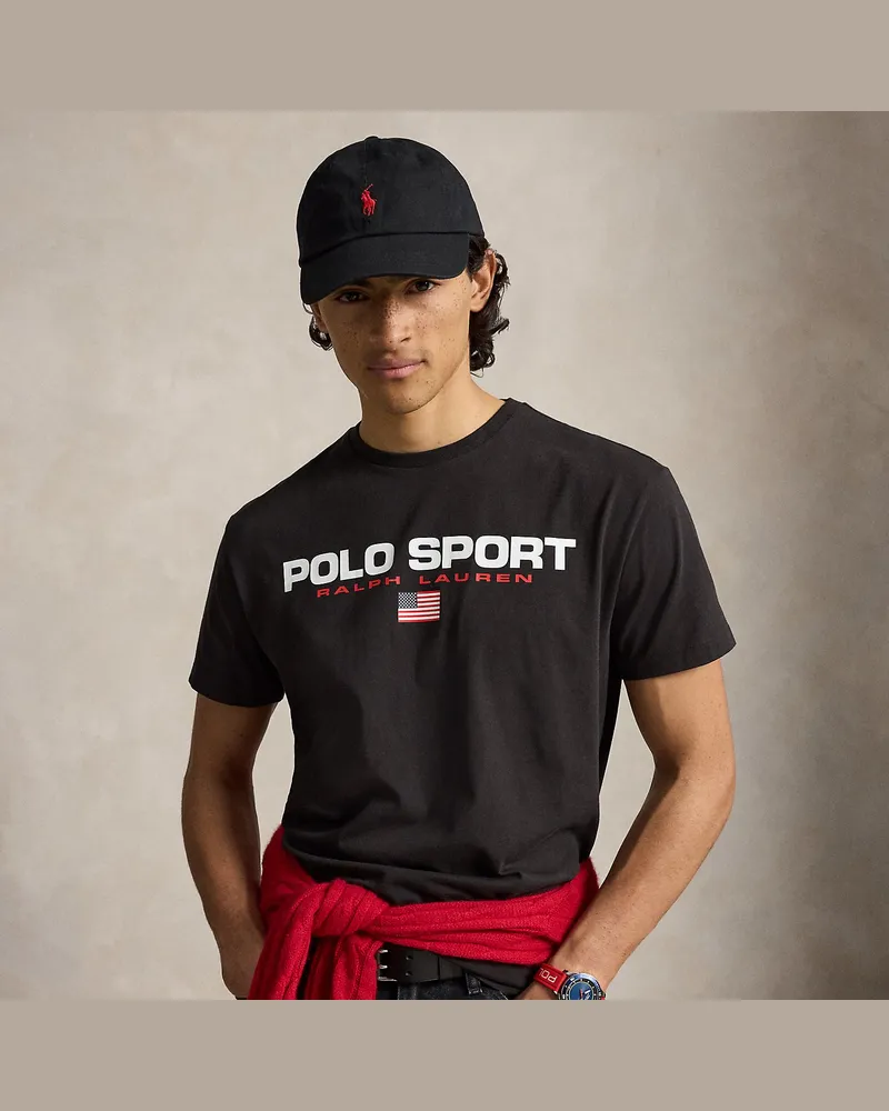 Ralph Lauren Classic-Fit T-Shirt Polo Sport Black
