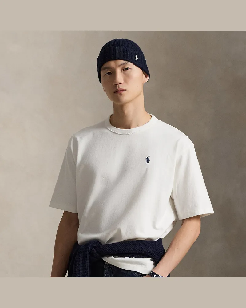 Ralph Lauren Relaxed-Fit Rundhals-T-Shirt aus Jersey White