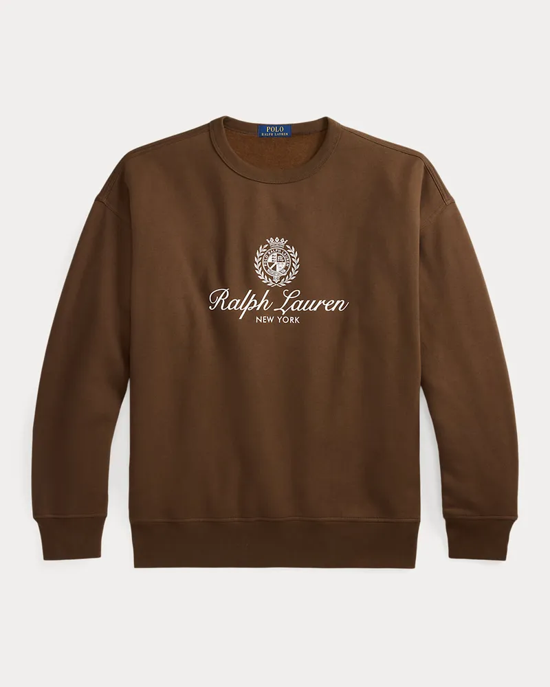 Ralph Lauren Relaxed-Fit Fleece-Sweatshirt mit Grafik Brown