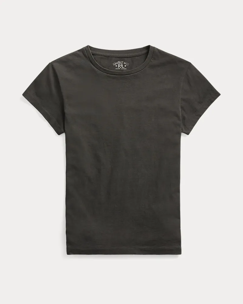 Ralph Lauren T-Shirt aus Baumwolljersey Black