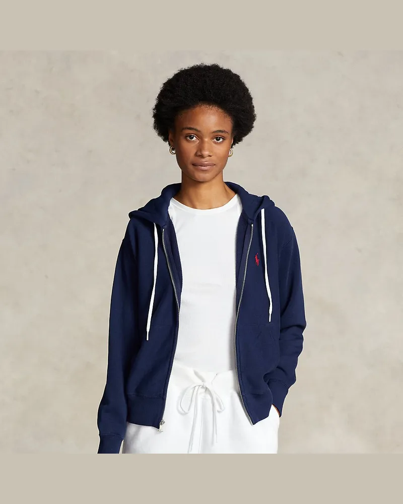 Ralph Lauren Fleece-Kapuzenjacke Blue