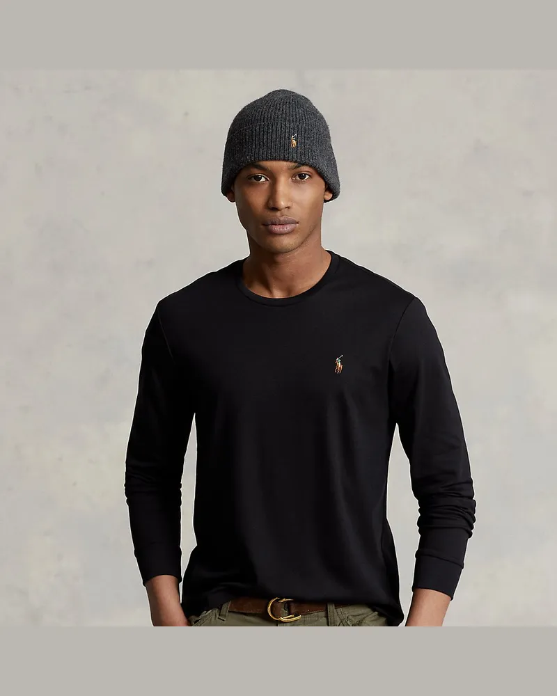 Ralph Lauren Weiches Custom-Slim-Fit T-Shirt Black