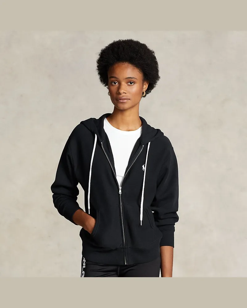 Ralph Lauren Fleece-Kapuzenjacke Black